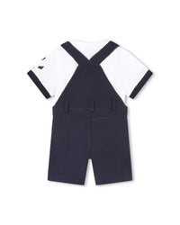 Ensemble combinaison et t-shirt - Bleu Cargo