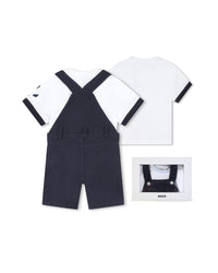 Ensemble combinaison et t-shirt - Bleu Cargo