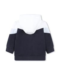 Ensemble cardigan à capuche et pantalon de jogging - Bleu Cargo