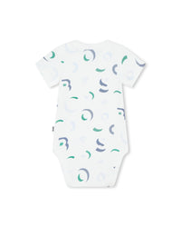 Set de 2 bodies - Blanc Bleu