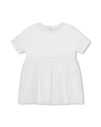 Robe à manches courtes - Blanc