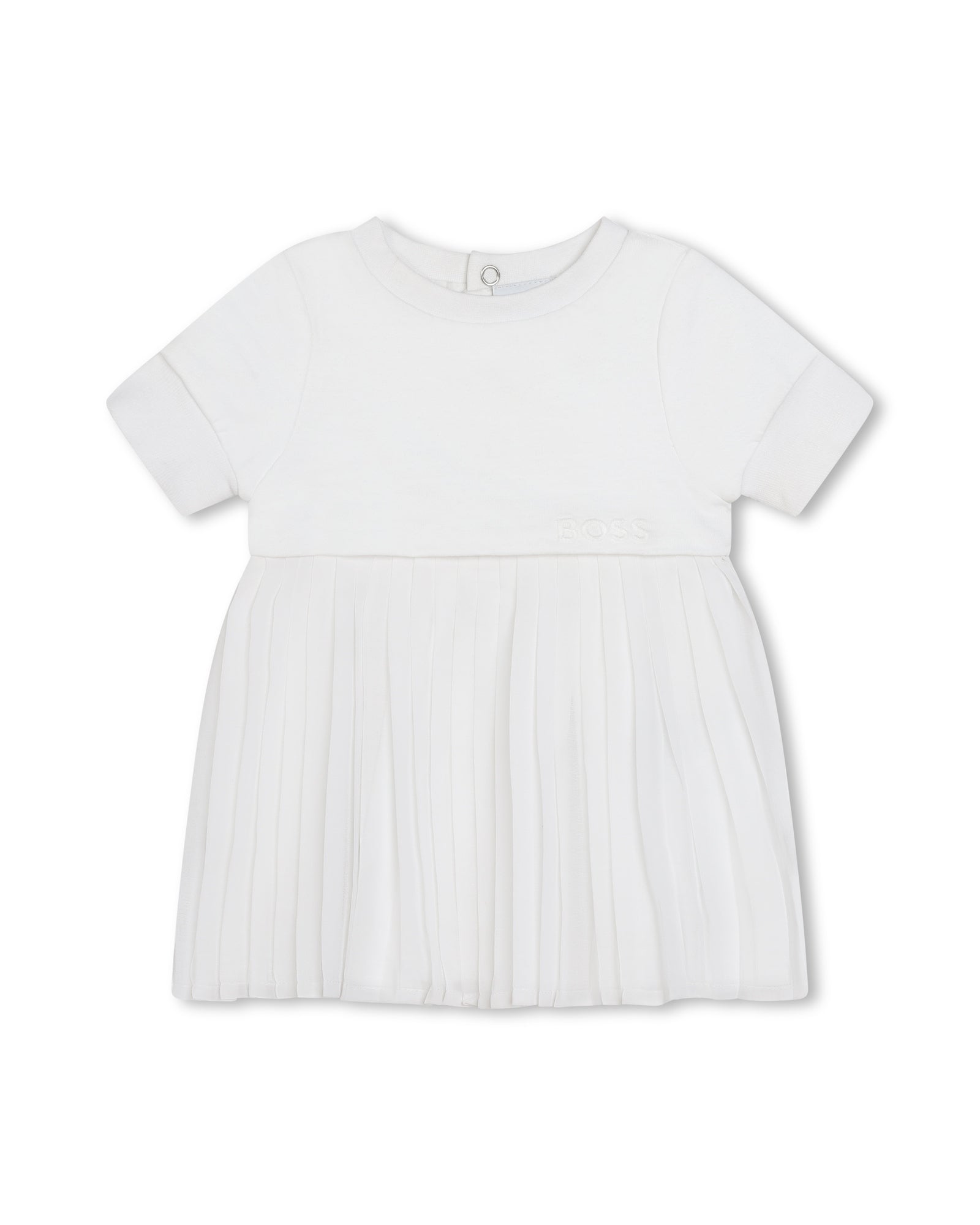 Robe à manches courtes - Blanc