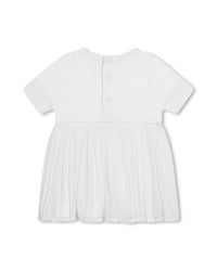 Robe à manches courtes - Blanc