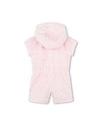 Combi-short à capuche - Baby Pink