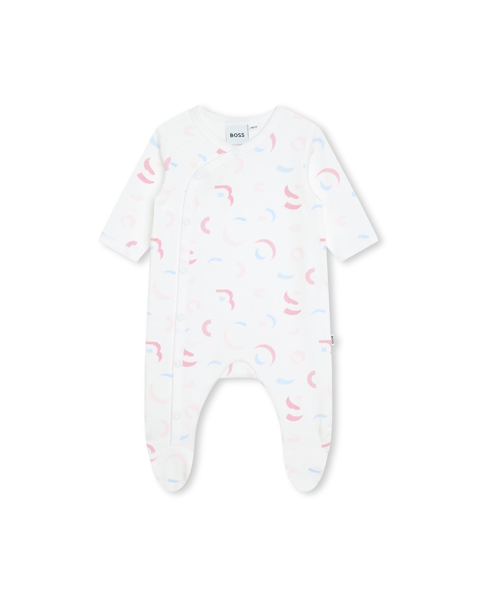 Pyjama and bonnet set - White Pink