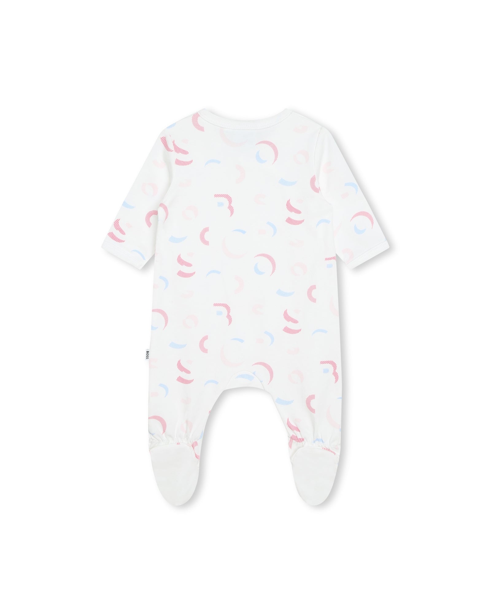 Pyjama and bonnet set - White Pink
