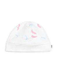 Pyjama and bonnet set - White Pink