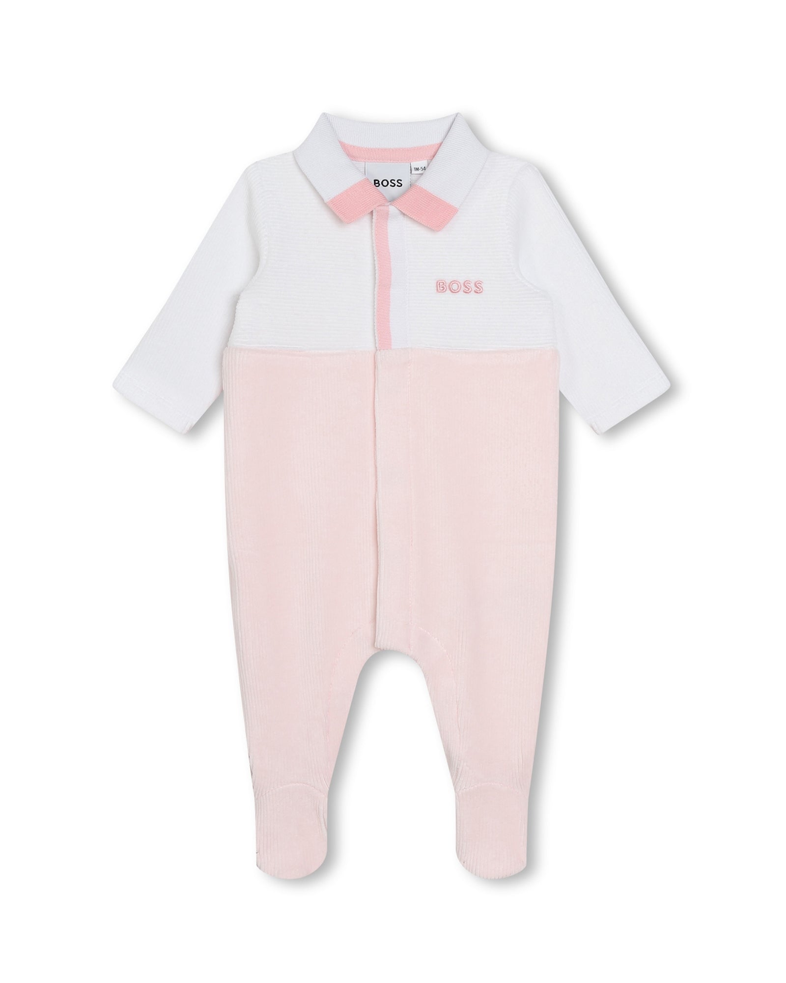 Pyjama à fermeture pressionnée - Baby Pink