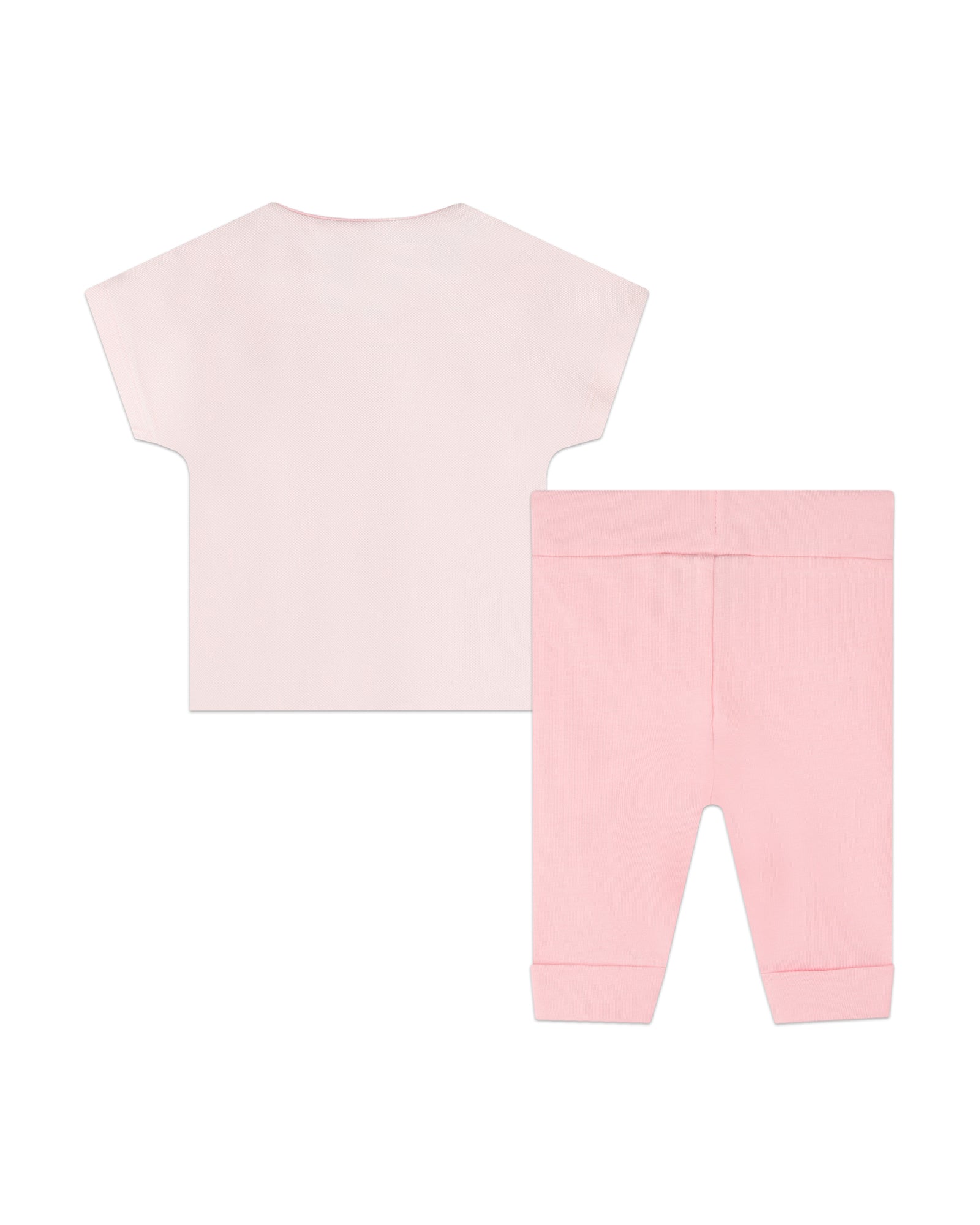 Ensemble t-shirt et leggings - Baby Pink