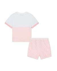 Ensemble t-shirt et short - Baby Pink