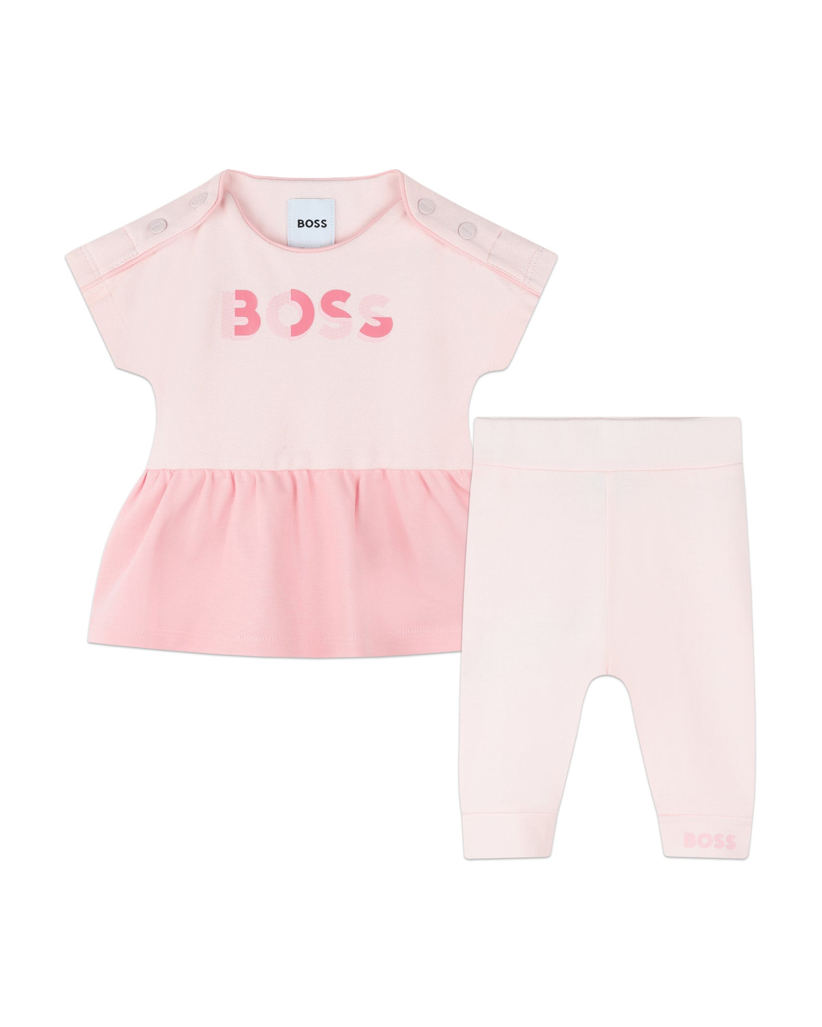 Ensemble robe et leggings - Baby Pink
