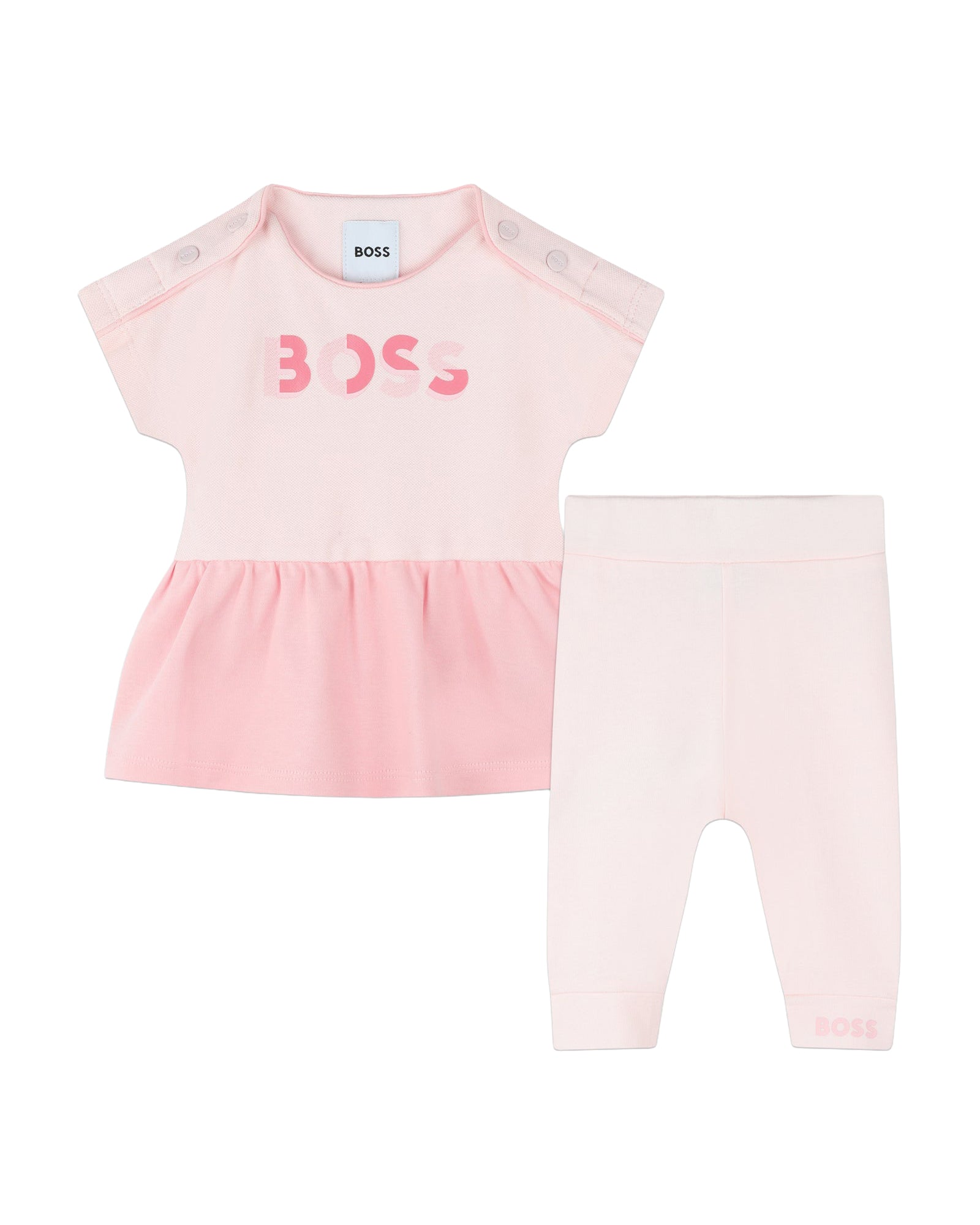 Ens.Robe+Legging - Baby Pink
