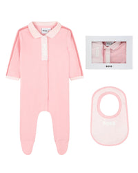 Ensemble pyjama et bavoir - Tickled Pink