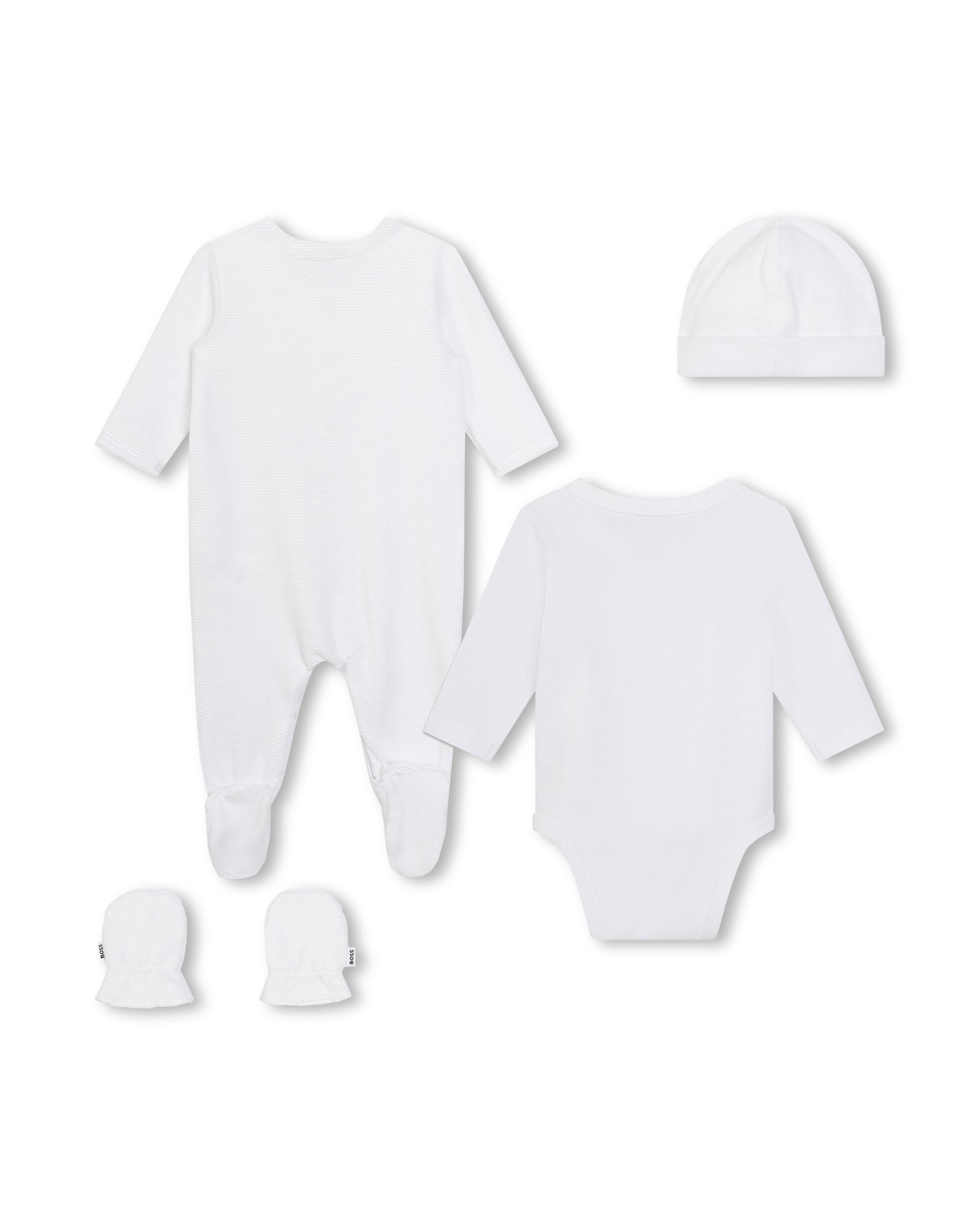 Ensemble 4 pièces en coton - Blanc
