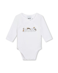 Ensemble 4 pièces en coton - Blanc