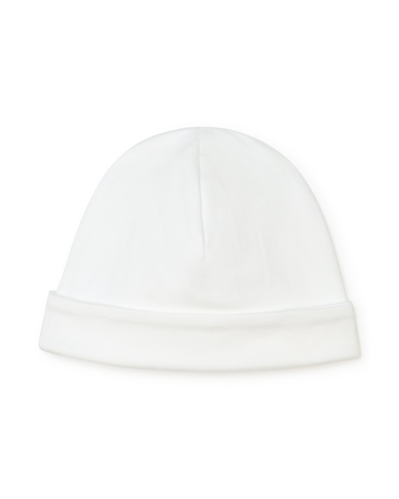 Bonnet de naissance à broderie - Blanc