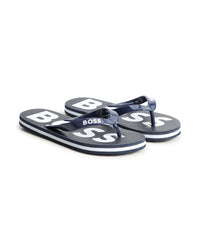 Summer soft flip-flops - Cargo Blue