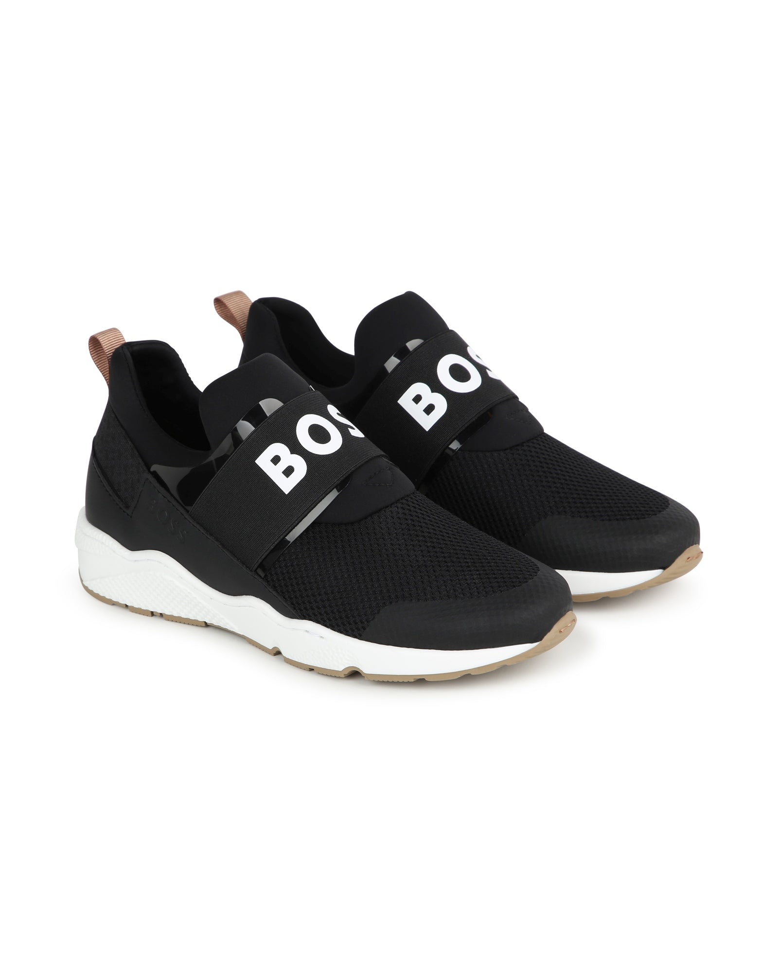 Leather trainers - Black