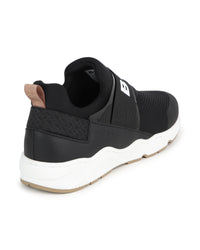 Leather trainers - Black