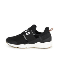 Leather trainers - Black