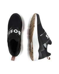 Leather trainers - Black