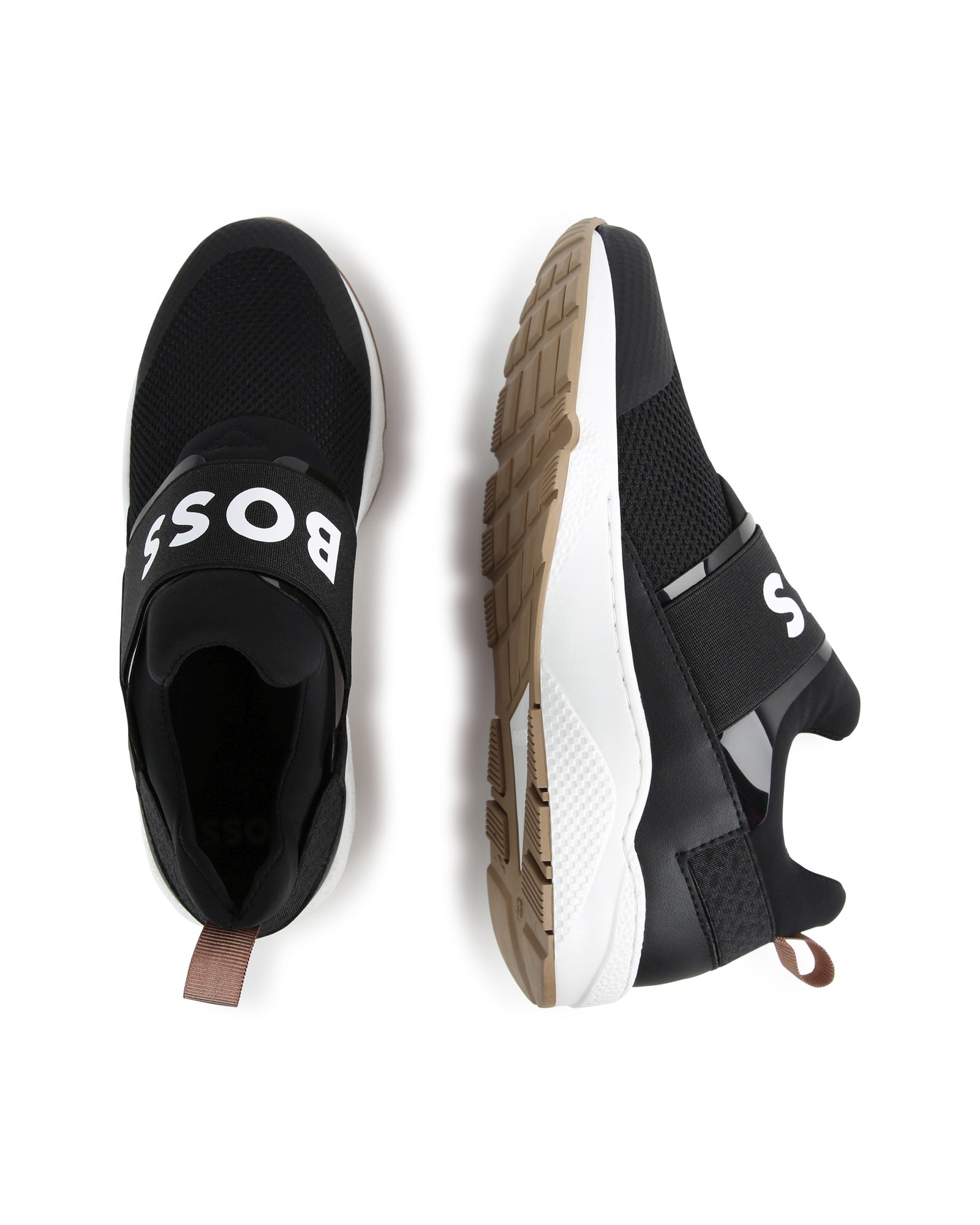 Leather trainers - Black
