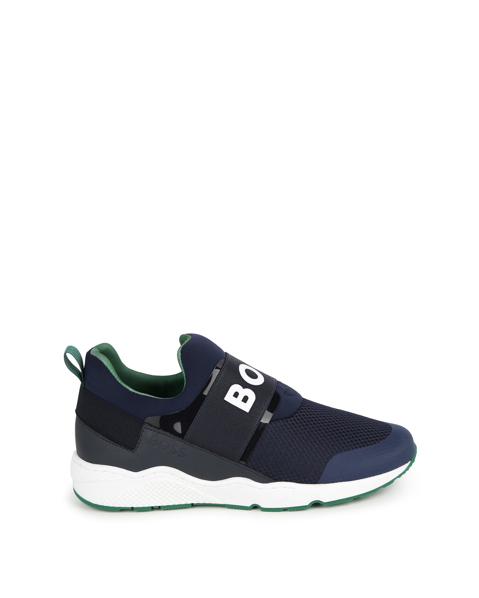 Baskets en cuir - Bleu Cargo