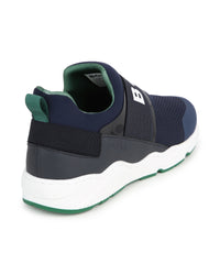 Baskets en cuir - Bleu Cargo