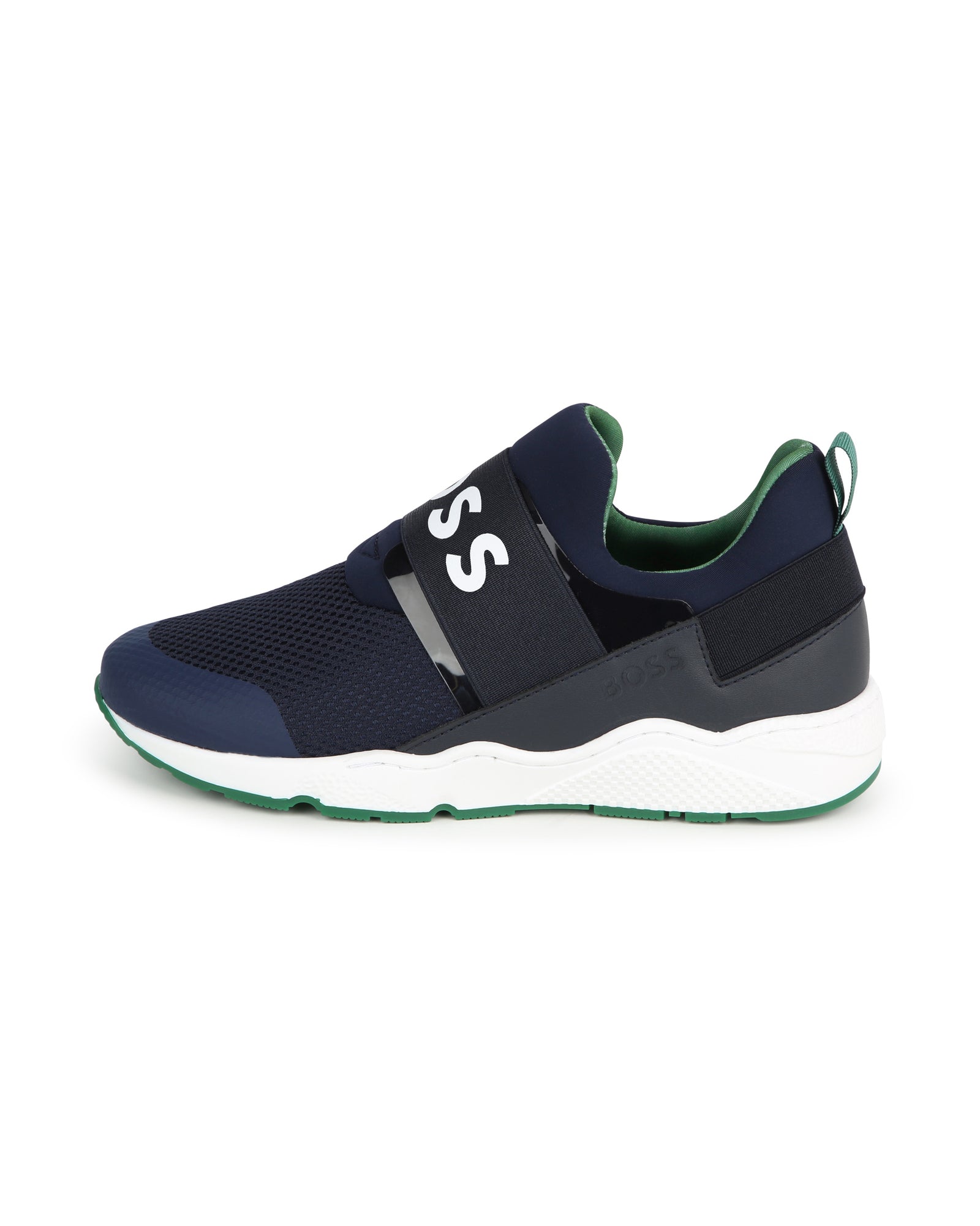 Baskets en cuir - Bleu Cargo