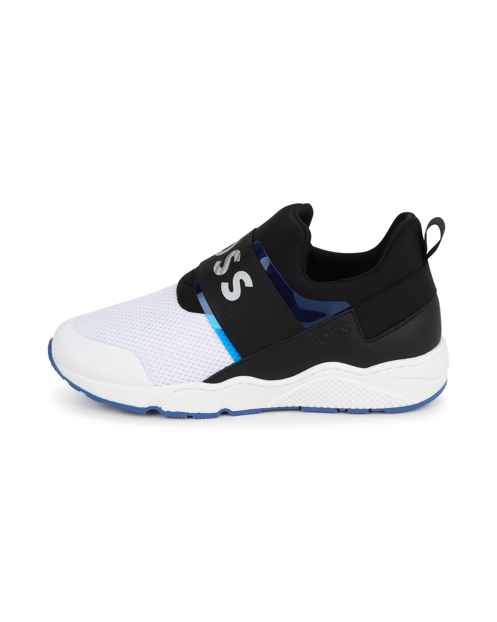 Baskets en cuir - Bleu Vif