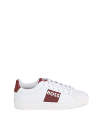 Leather trainers - White