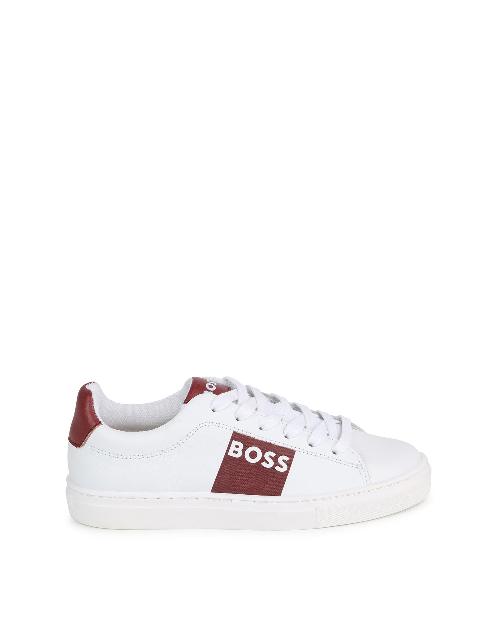 Leather trainers - White