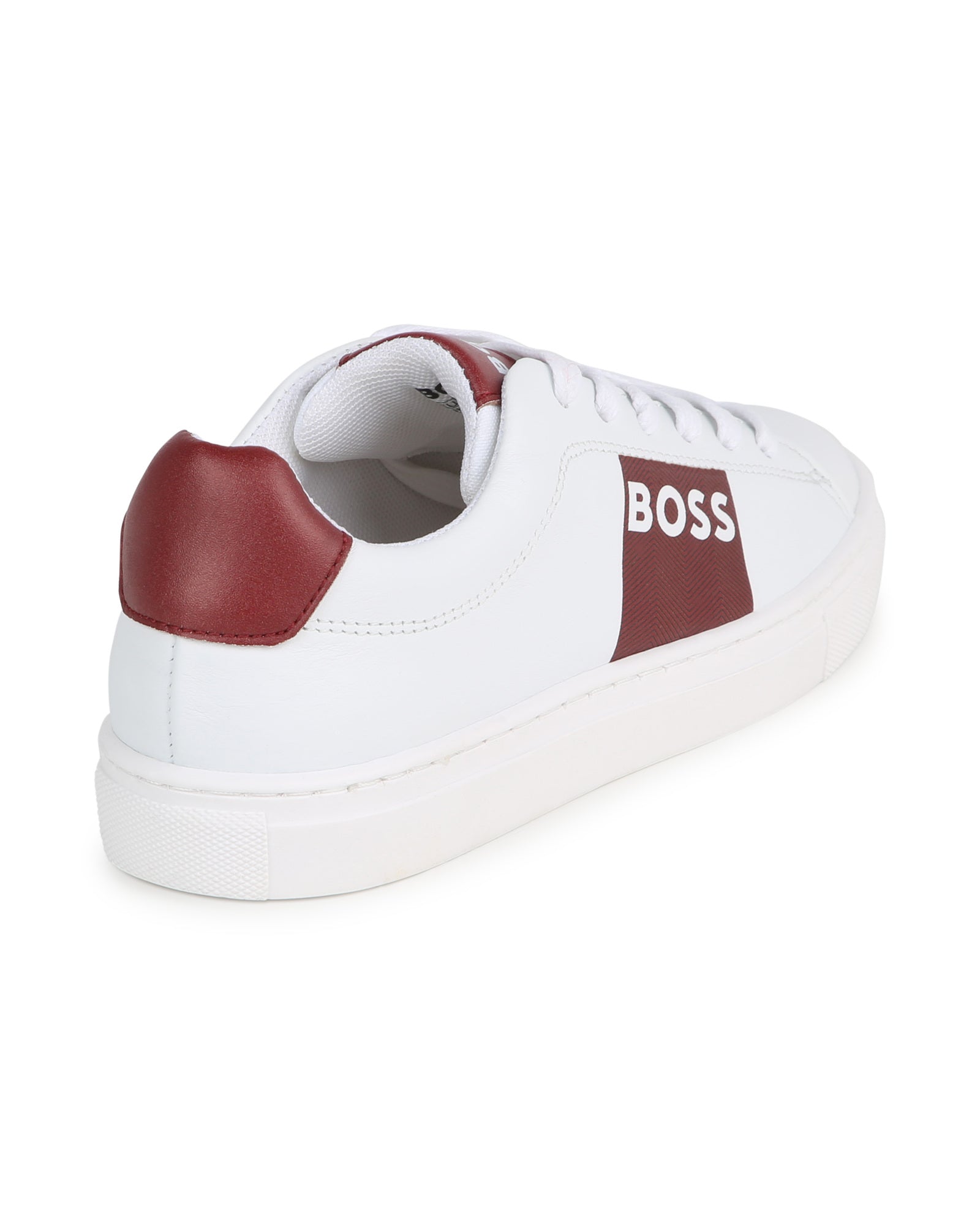 Leather trainers - White