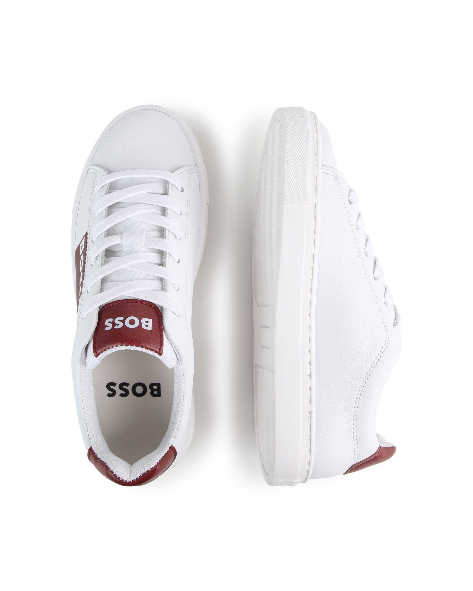 Leather trainers - White