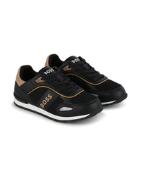 Leather trainers - Black