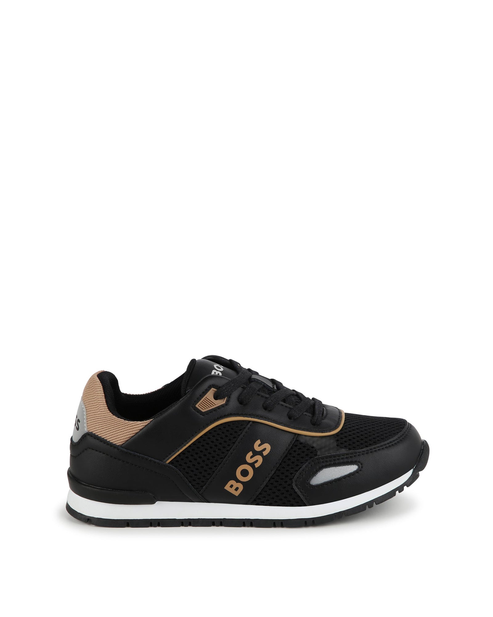 Leather trainers - Black