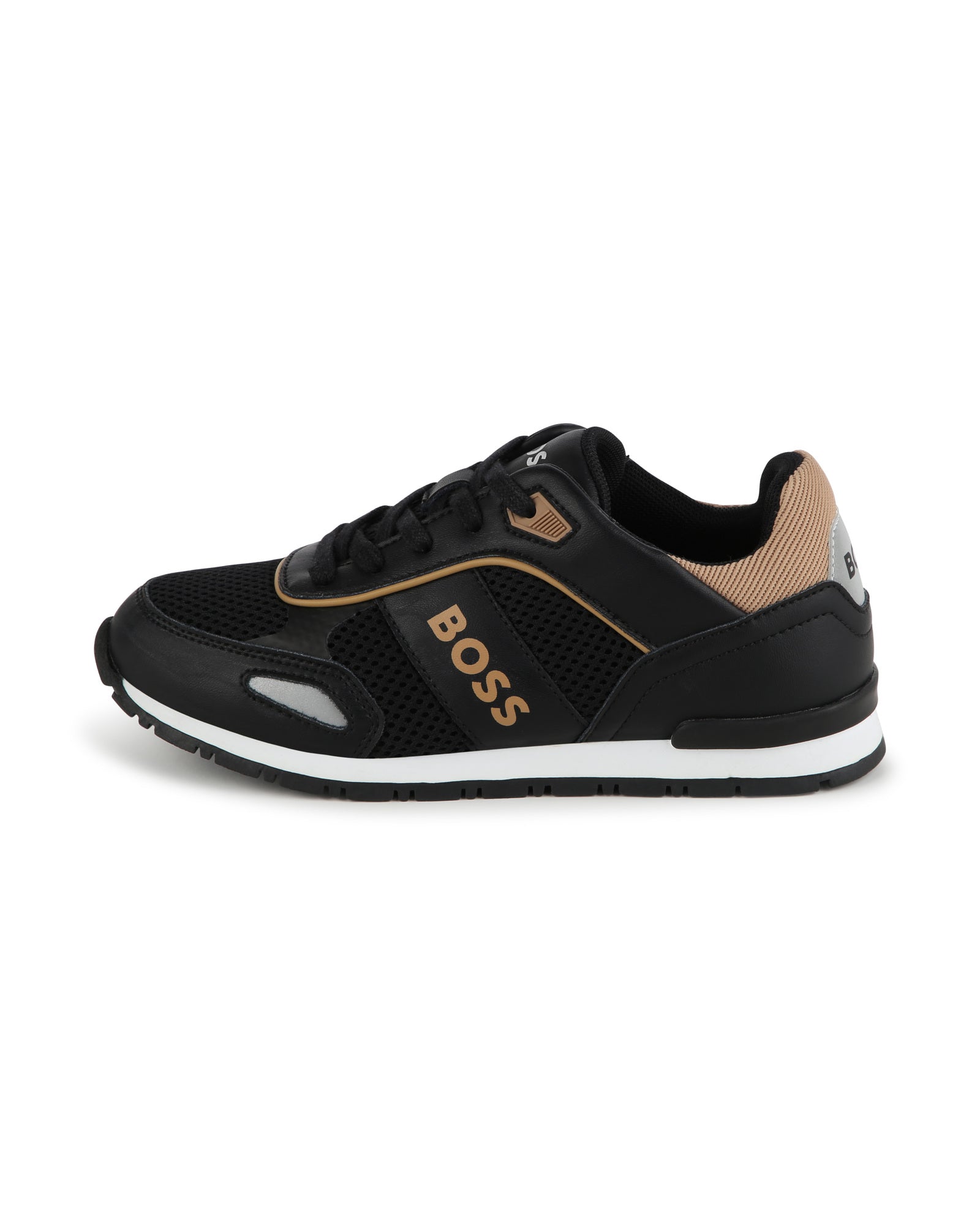 Leather trainers - Black