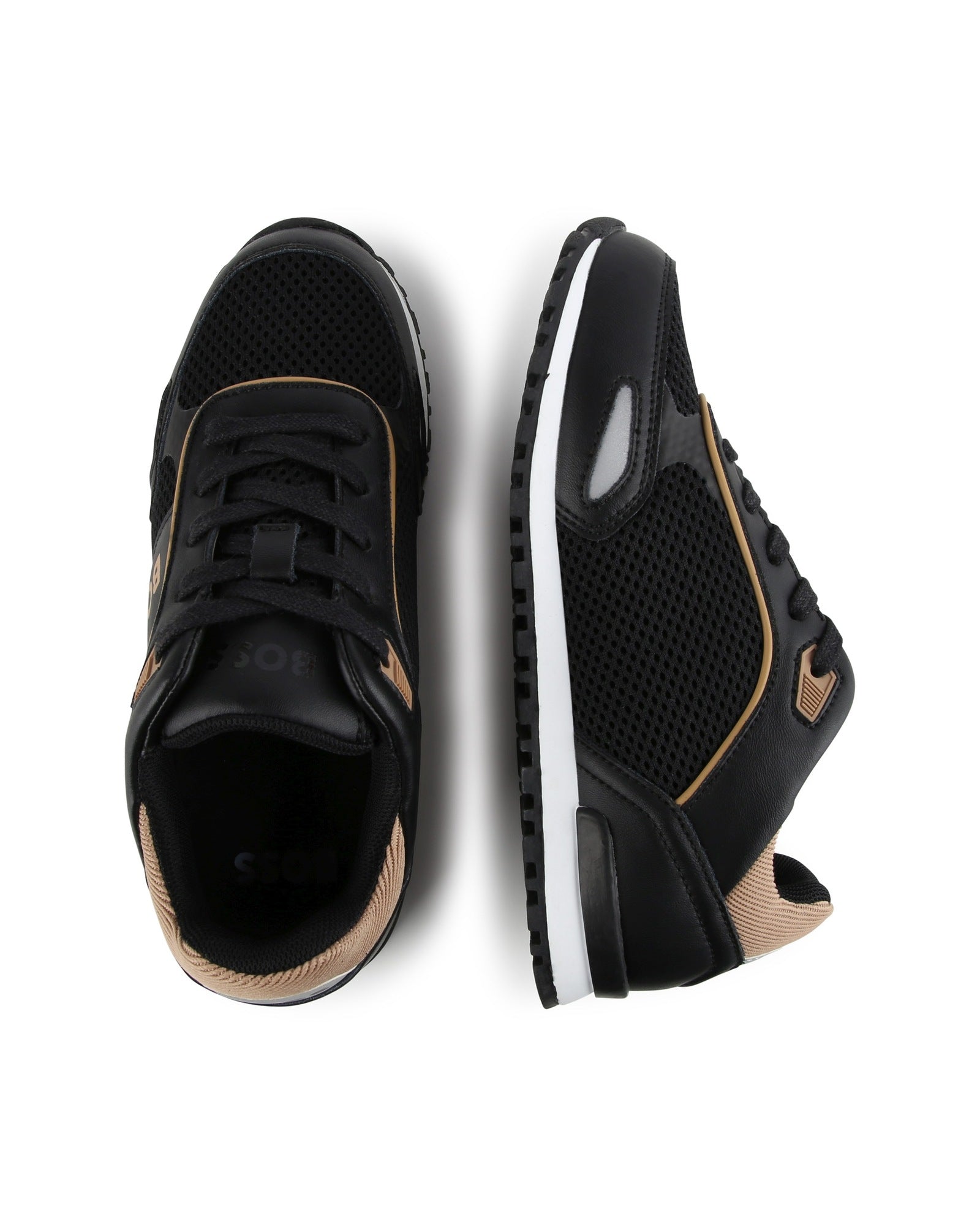 Leather trainers - Black