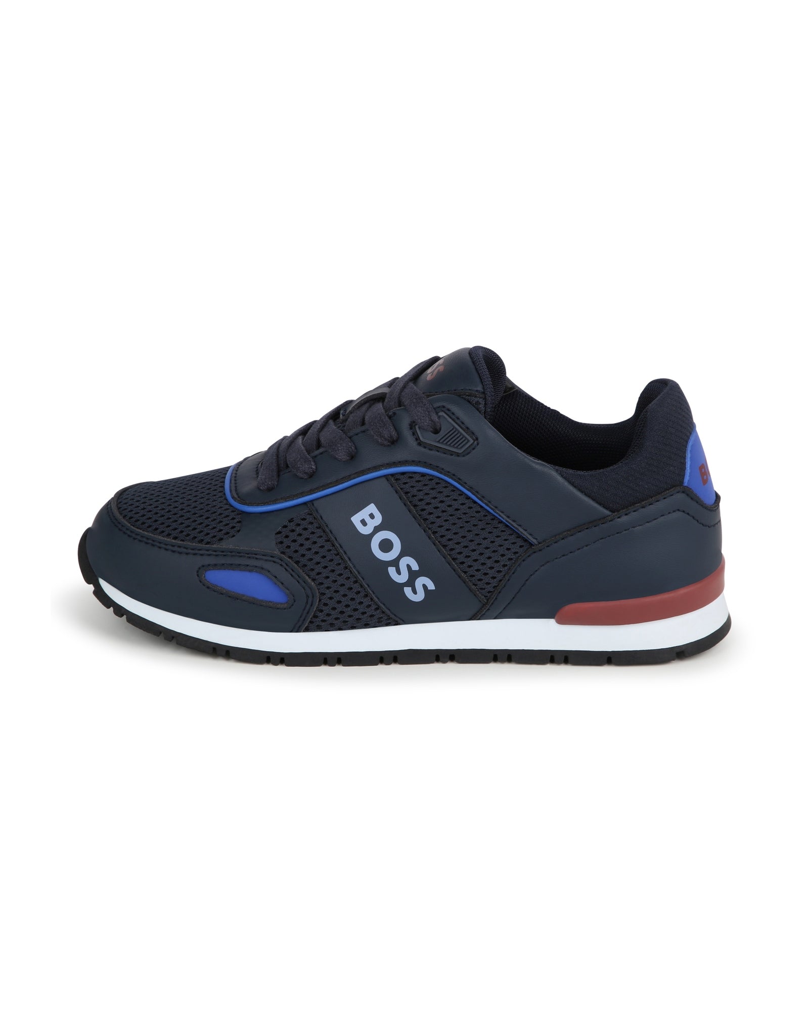 Baskets en cuir - Bleu Cargo