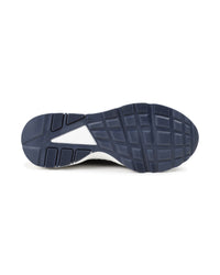Leather trainers - Cargo blue