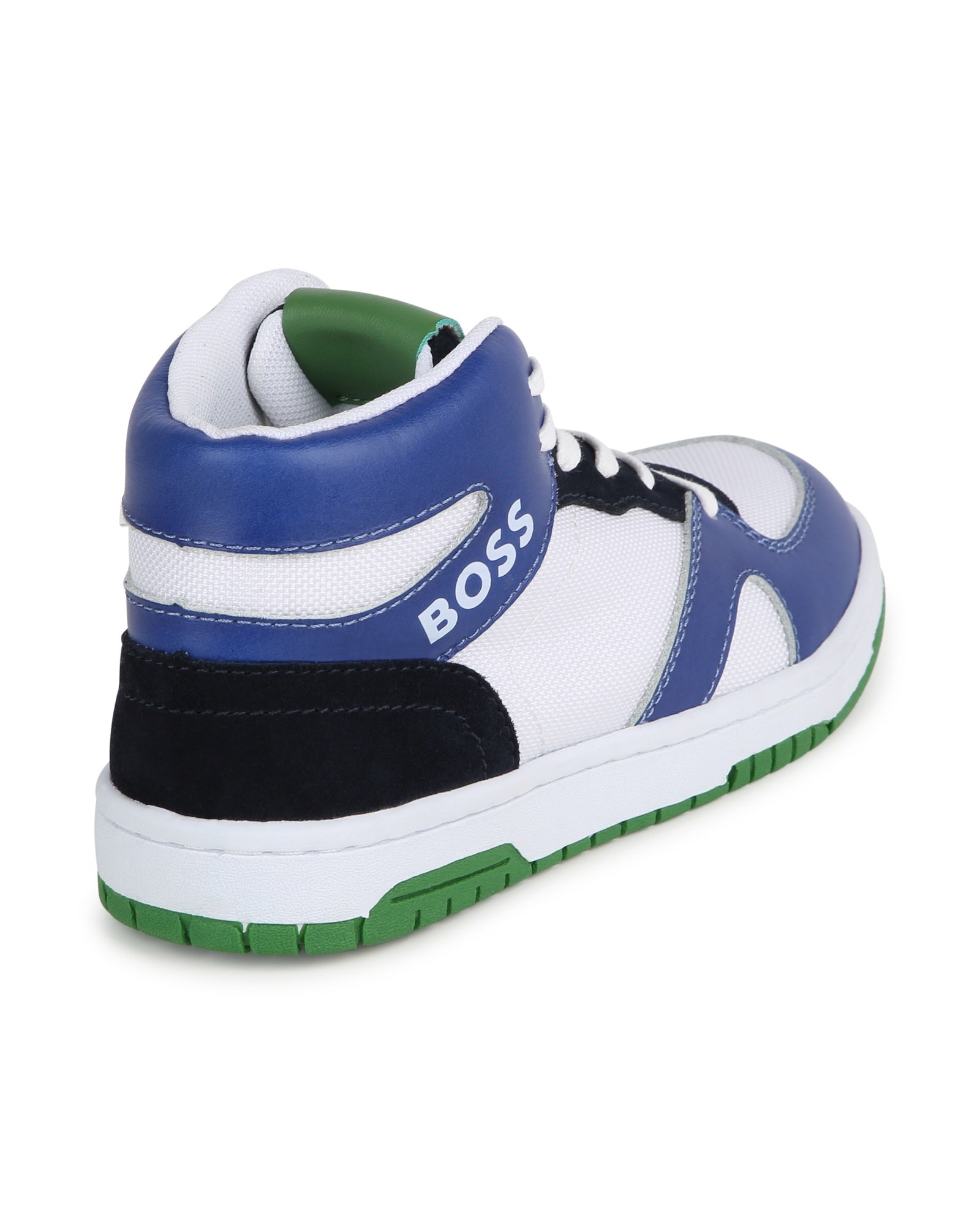 Baskets montantes en cuir - Blanc