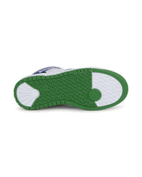 Baskets montantes en cuir - Blanc