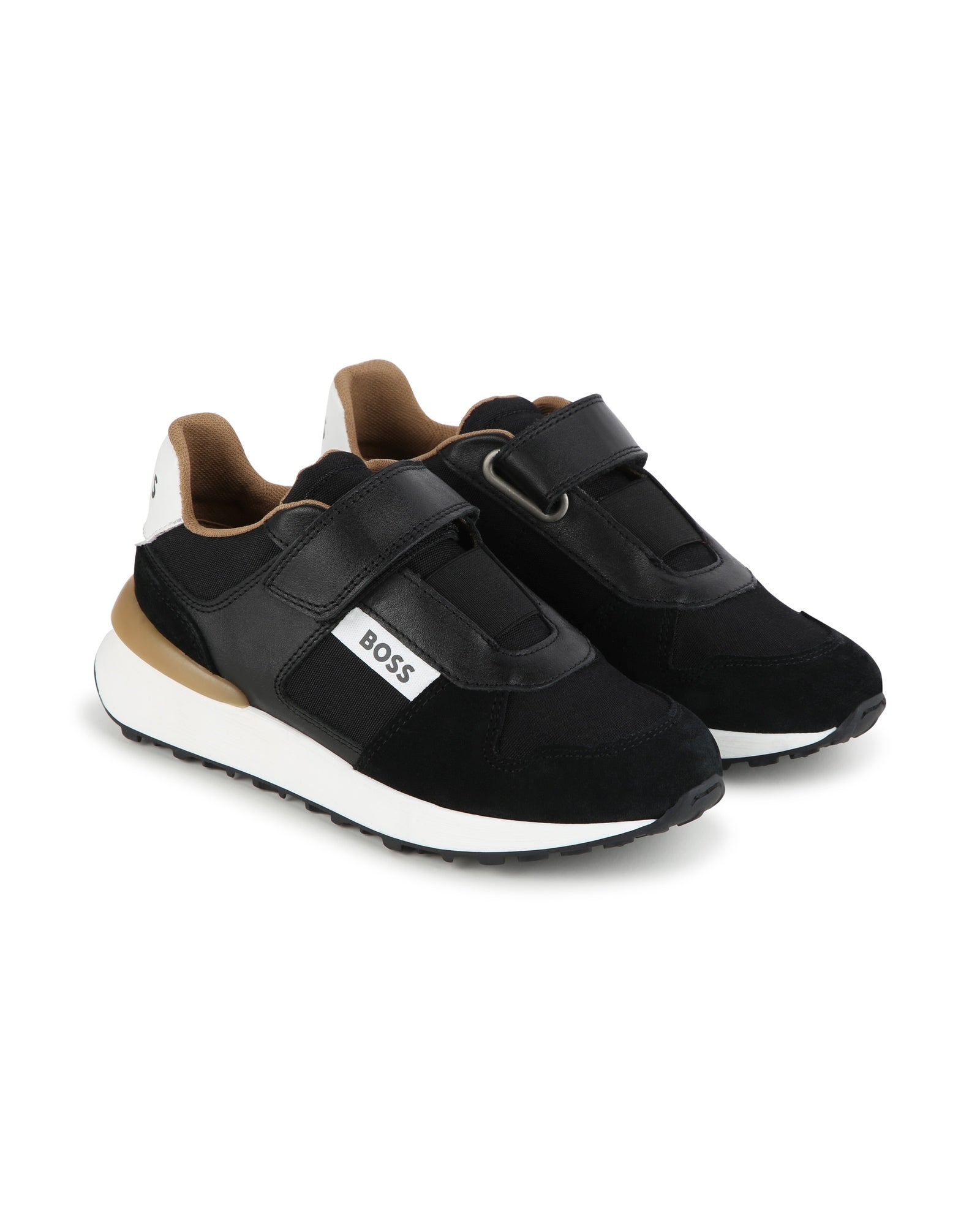 Leather trainers - Black