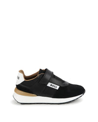 Leather trainers - Black