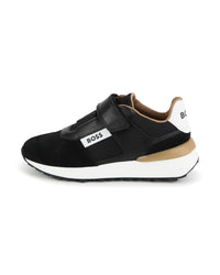Leather trainers - Black