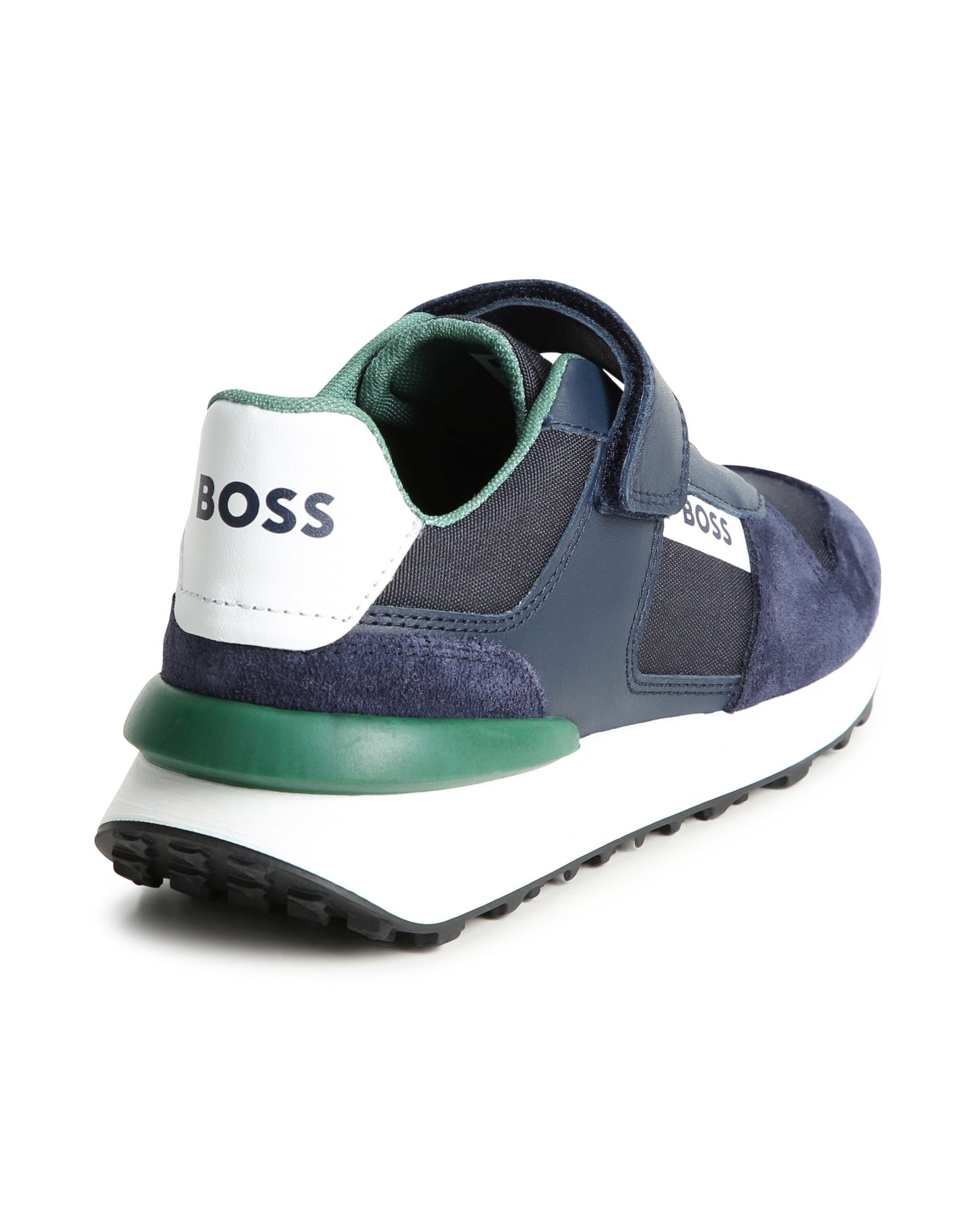Baskets en cuir - Bleu Cargo