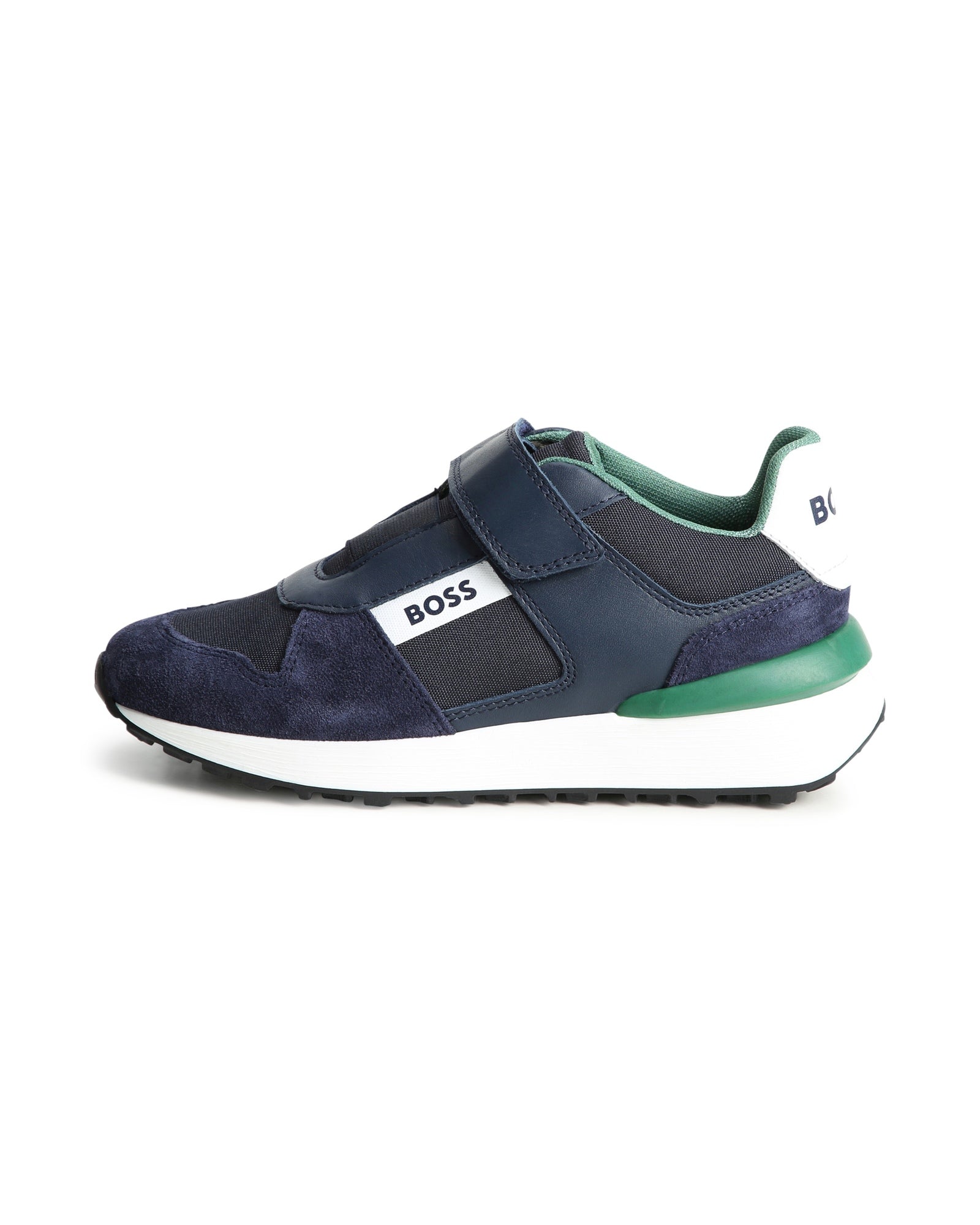 Baskets en cuir - Bleu Cargo