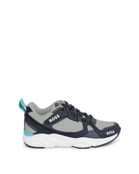 Fishnet athletic trainers - Cargo blue