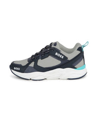 Fishnet athletic trainers - Cargo blue
