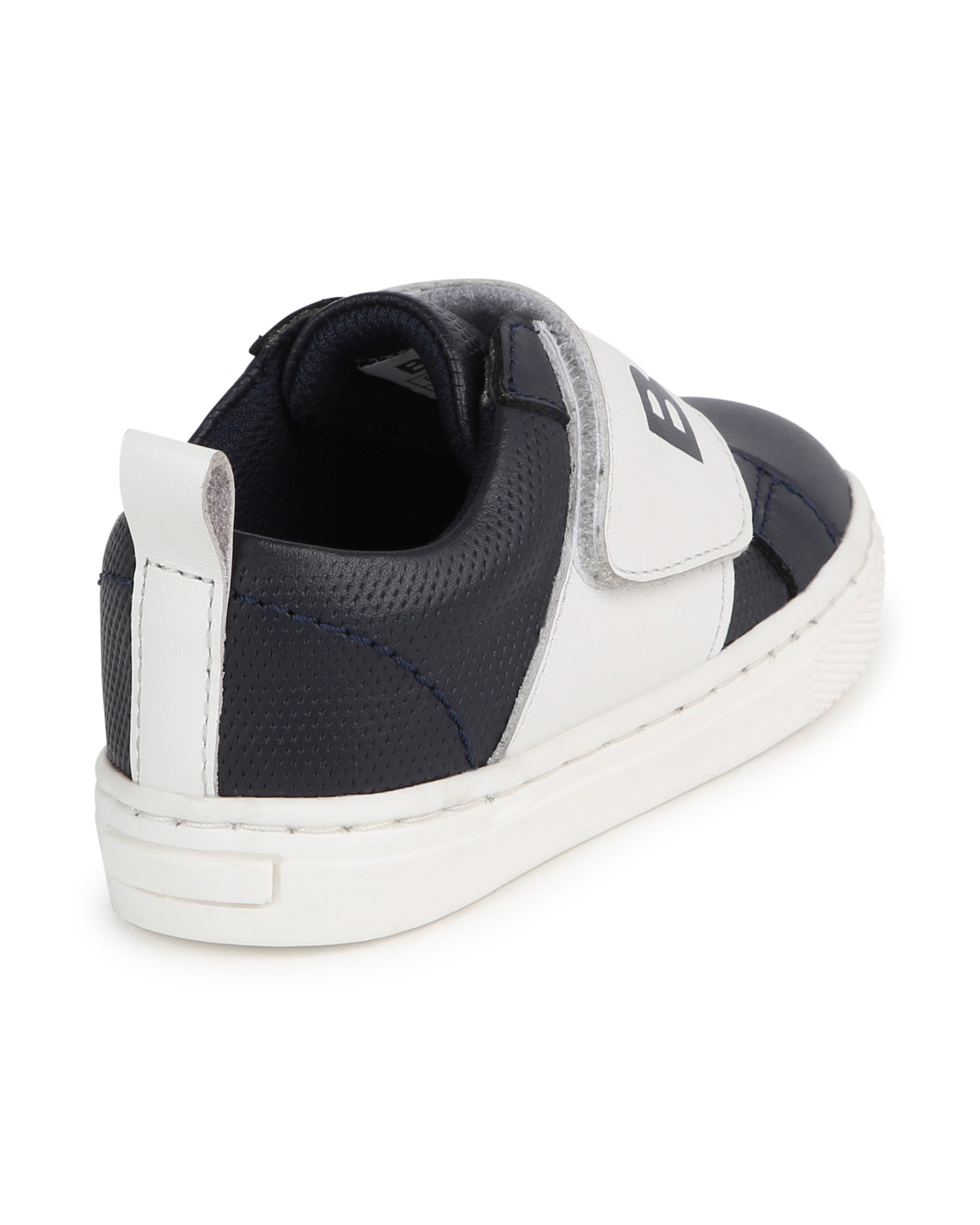 Leather trainers - Cargo blue